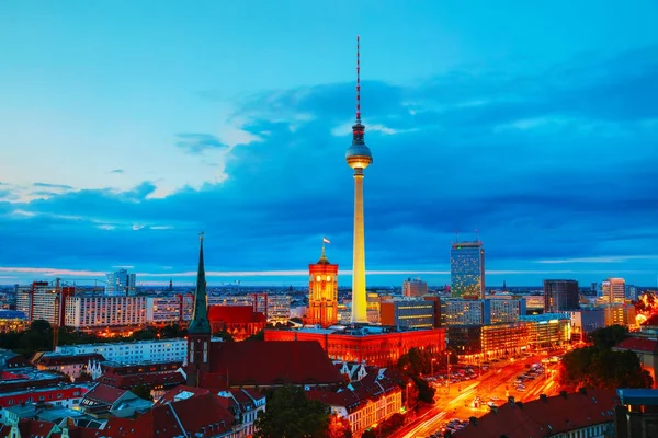 Aerial overview of Berlin — Stock Photo, Image