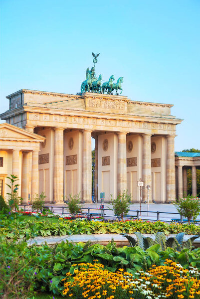 Brandenburg gate in Berlin, Germany