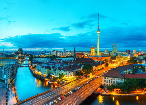 Panoramica aerea di Berlino — Foto Stock