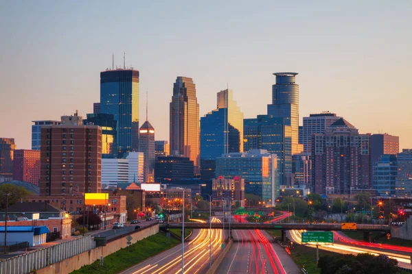 Downtown Minneapolis, Minnesota Stockbild