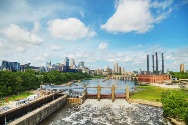 Downtown Minneapolis, Minnesota Royaltyfria Stockbilder