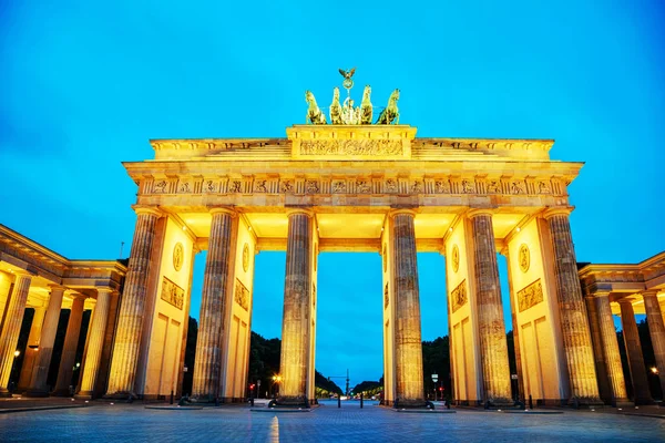 Brandenburgi kapu Berlinben, Németországban — Stock Fotó