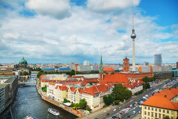 Aerial overview of Berlin — Stock Photo, Image