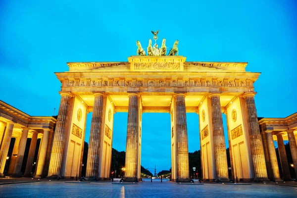 Brandenburg gate à Berlin, Allemagne — Photo