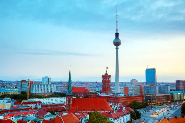 Aerial overview of Berlin — Stock Photo, Image