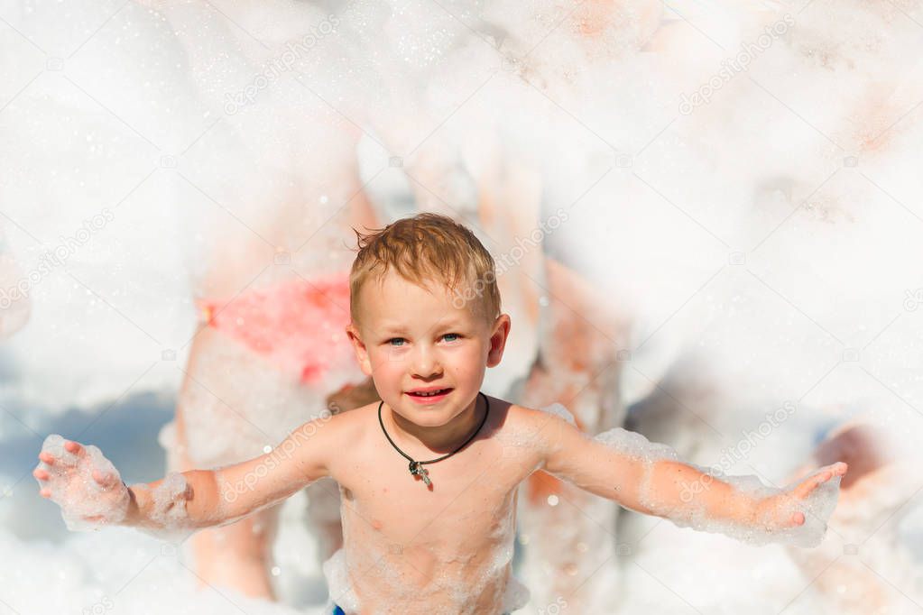 Foam Party on the beach.