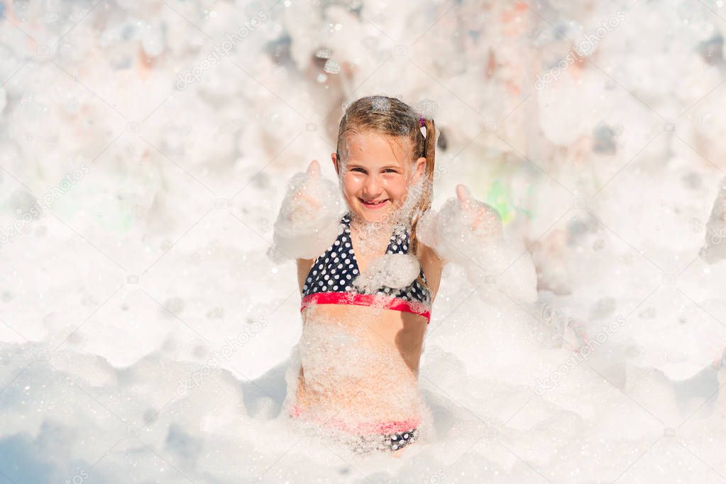 Foam Party on the beach.