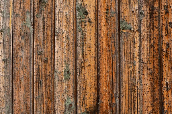 Vertikální Záběr Starou Dřevěnou Stěnu Hnědé Dřevěné Zázemí Ploty Nebo — Stock fotografie