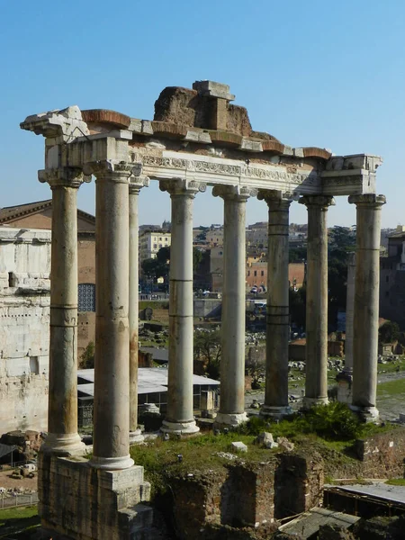 Forum romanum ruiner — Stockfoto