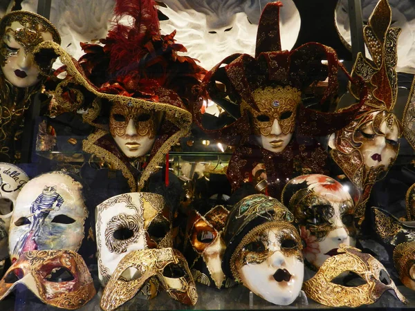 Máscaras de carnaval venezianas Imagens De Bancos De Imagens Sem Royalties