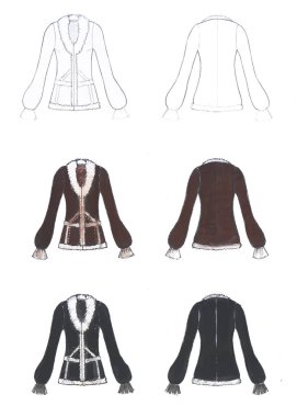 Gösterim amacıyla yaklaşımlar çeşitli moda tasarımcıları