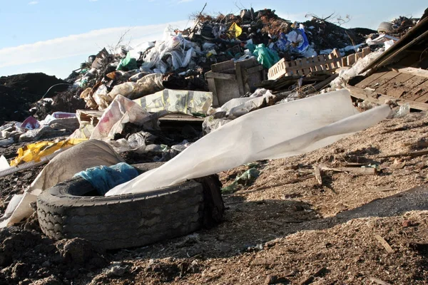 Environment Pollution Illegal City Dump — Stock Photo, Image