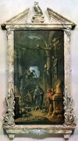 Masterpiece Unknown Italian Painter Eighteenth Century — Stock Photo, Image