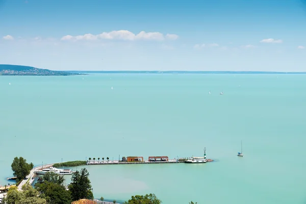 Pohled z jezera Balaton — Stock fotografie