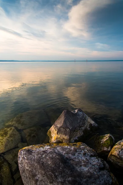 Belo lago Balaton — Fotografia de Stock