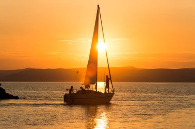 Balaton adlı güzel gün batımı