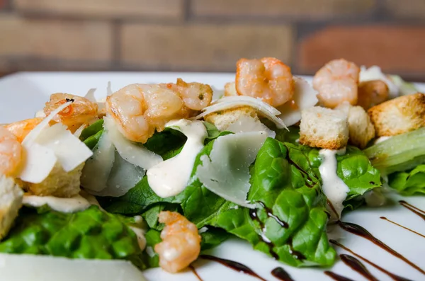 Salada de frutos do mar picante tailandesa — Fotografia de Stock