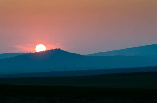 Beautiful sunset landscape — Stock Photo, Image