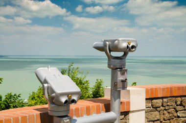 Tihany Yarımadası üzerinden Balaton Gölü