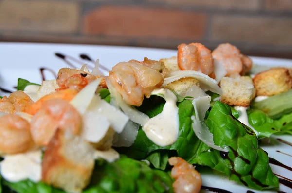 Salada de frutos do mar picante tailandesa — Fotografia de Stock