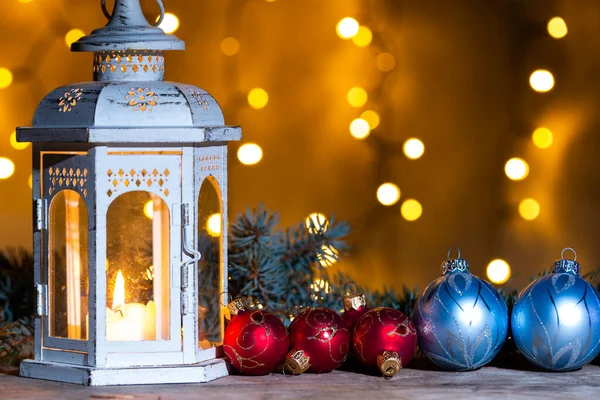 Hermoso Fondo Bola Navidad — Foto de Stock