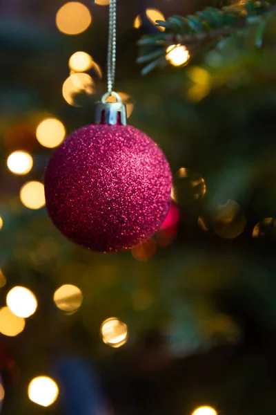 Christmas Ball Cozy Background — Stock Photo, Image