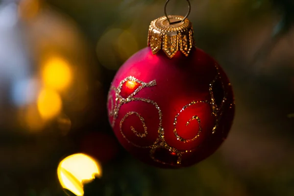 Christmas Ball Cozy Background — Stock Photo, Image