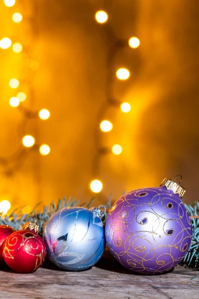 Christmas Ball Cozy Background — Stock Photo, Image