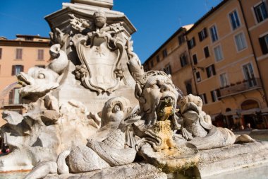 Roma, İtalya - Piazza della Rotonda (panteon)