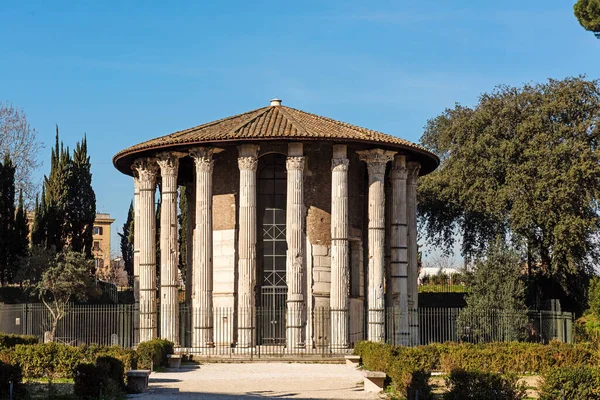 Antigua Rotonda Roma Templo Hércules Italia — Foto de Stock
