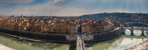 Римський Міський Панорамний Вид Чудова Панорама Риму Рим Ровстоп Італія — стокове фото