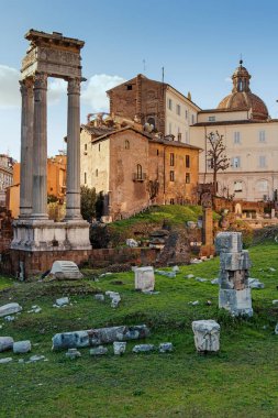 Roma 'nın antik kısmı, Marcellus Tiyatrosu. İtalya