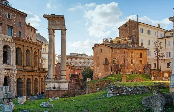 Antiker Teil Der Stadt Rom Theater Des Marcellus Italien — Stockfoto