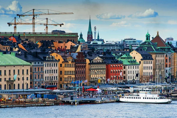 Vista Panorámica Estocolmo Países Bajos — Foto de Stock