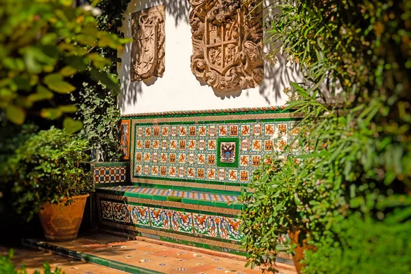 Madryt Hiszpania Lipca 2018 Muzeum Sorolli Madrycie Szczegółach Piękne Andaluzyjskie — Zdjęcie stockowe