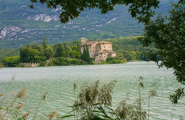 Castel Toblino Lago Lago Toblino — Foto de Stock