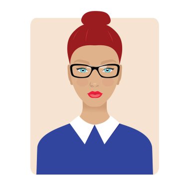Güzellik office kadın portre