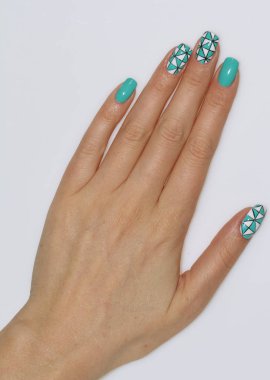 Tırnak sanat manikür.