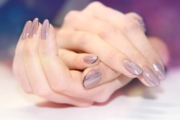 Tinta de unhas de manicure — Fotografia de Stock