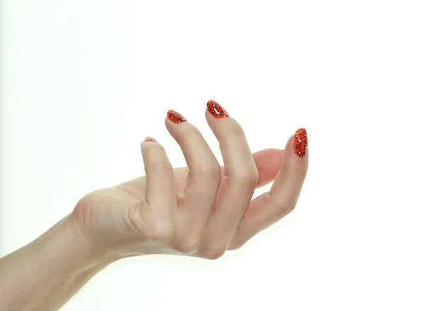 Unhas naturais. Bela arte das unhas para você . — Fotografia de Stock