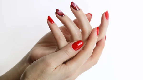 Manicure paznokci sztuki — Zdjęcie stockowe