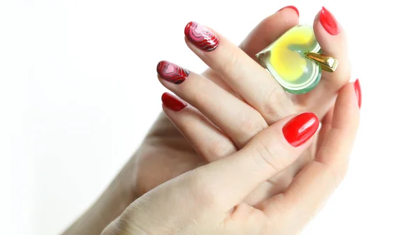 Manicure di arte del chiodo — Foto Stock