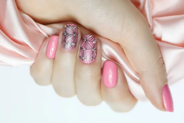 Nail Art Manicure. — Stock Photo, Image