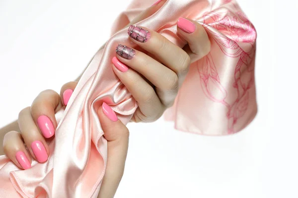 Nail art manicure — Stockfoto