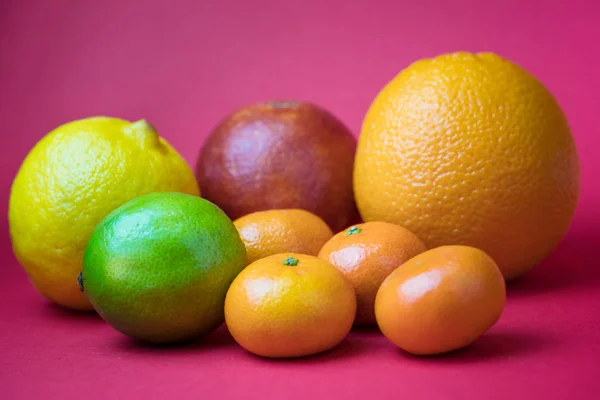 新鮮な柑橘類コレクション — ストック写真