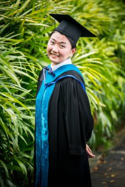 Mezunları eğitim kavramı.