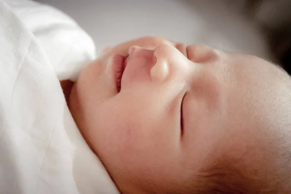 Portrait Cute Asian Baby Concept Create Newborn Selective Focus Eyes — Stock Photo, Image