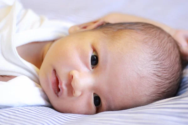 Portrait Von Niedlichen Asiatischen Baby Konzept Erstellen Neugeborenen — Stockfoto