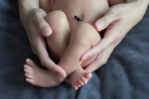 Portrait Cute Asian Baby Concept Create Newborn — Stock Photo, Image