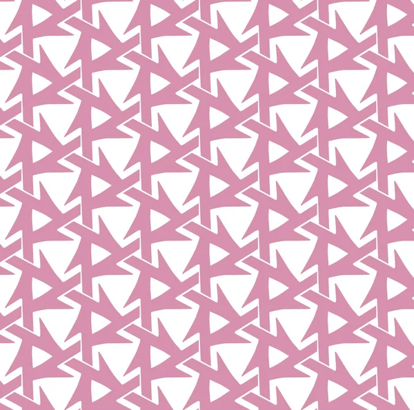 Abstract pink lattice with spikes. vector illustration — Stock Vector